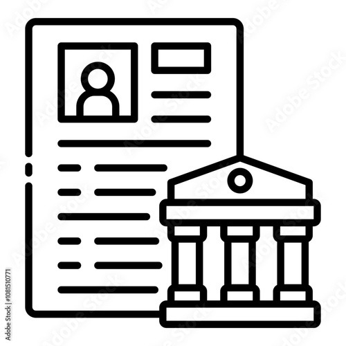 Bank Account Verification Check icon