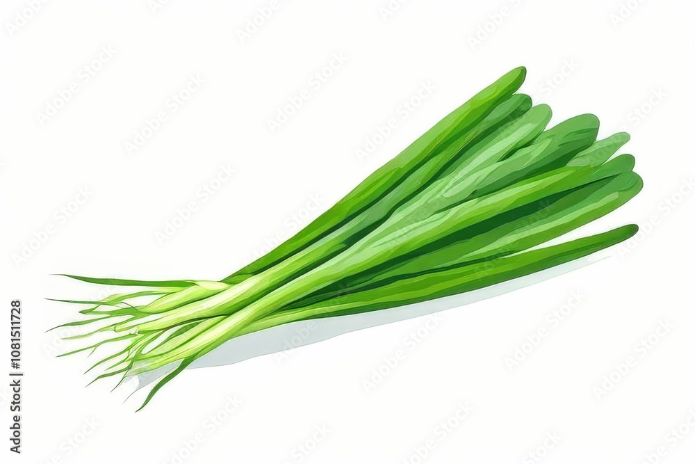 the AI Image Generator, Fresh green onions isolated the AI Image Generator, Fresh green onions isolated