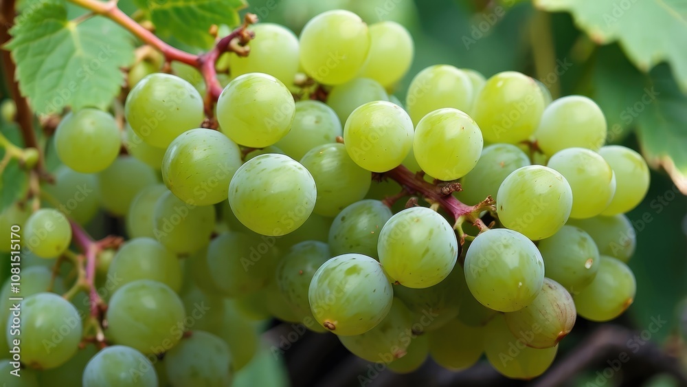 Green grapes shape the fruit plant nourishment. Green grapes shape the fruit plant nourishment.