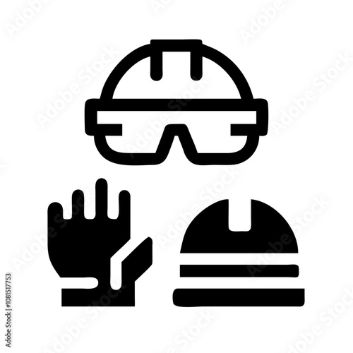 Safety equipment Manufacturing Process Pictogram