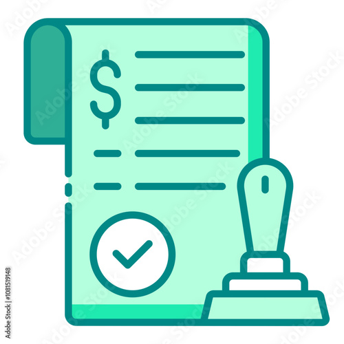 Approve Financial Document icon