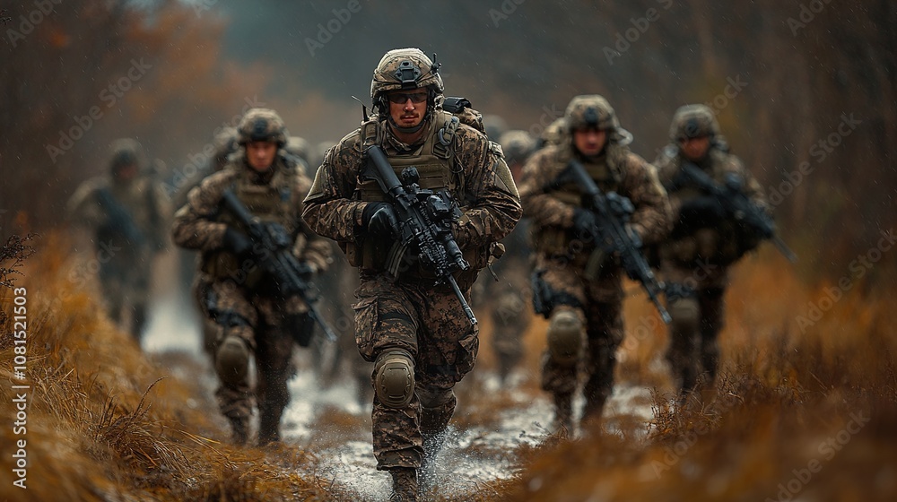 Military Soldiers in Camouflage During Combat Training: A Glimpse into the World of Warfare Military Soldiers in Camouflage During Combat Training: A Glimpse into the World of Warfare