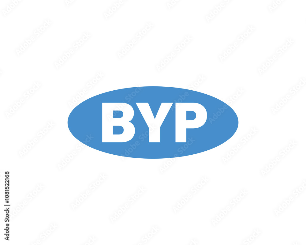 BYP logo design vector template. BYP BYP logo design vector template. BYP