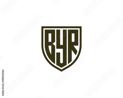 BYR logo design vector template. BYR