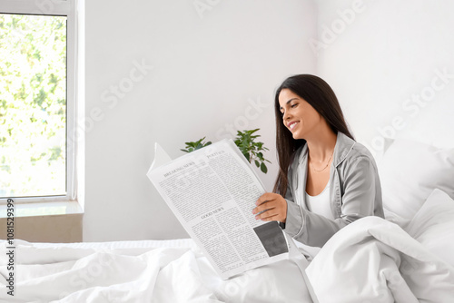 Morning of beautiful woman ...