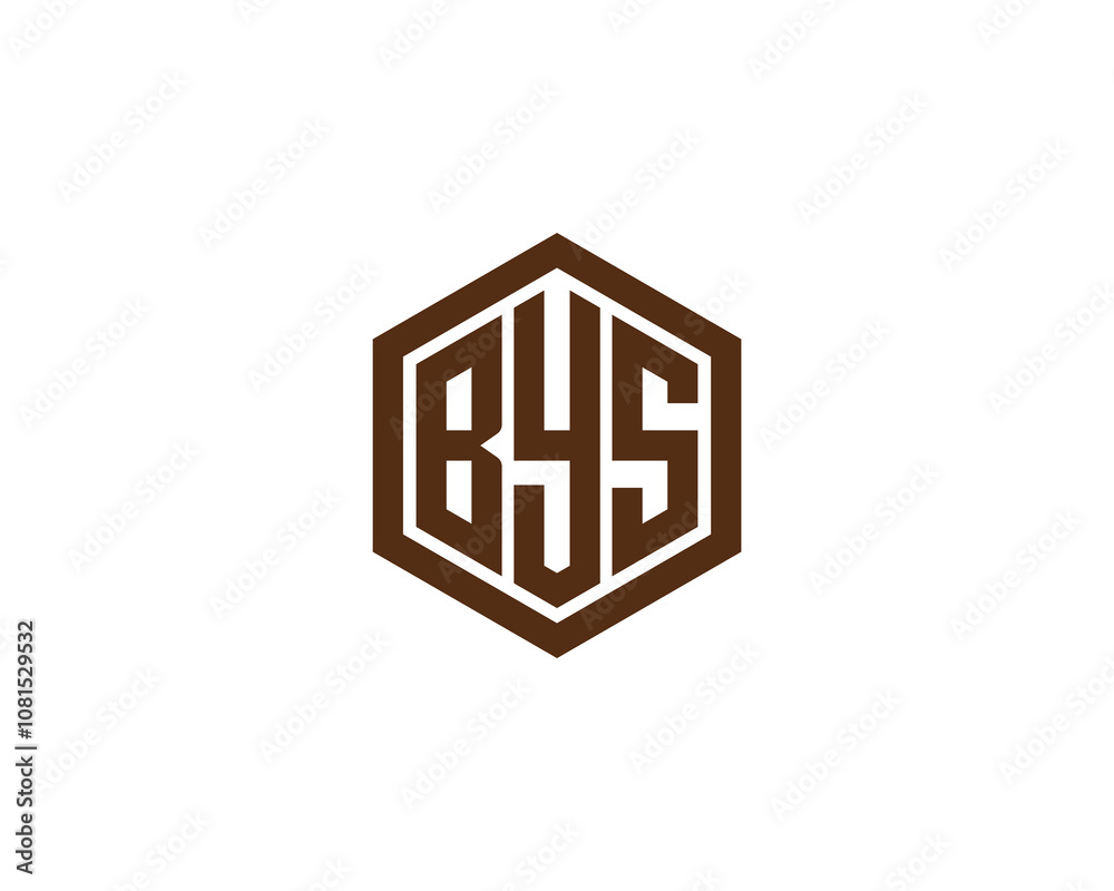 BYS logo design vector template. BYS BYS logo design vector template. BYS