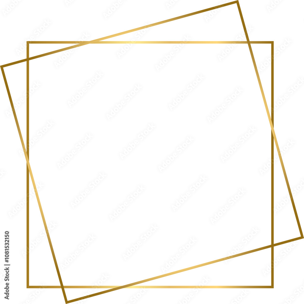 Flower Simple Golden Frame Flower Simple Golden Frame