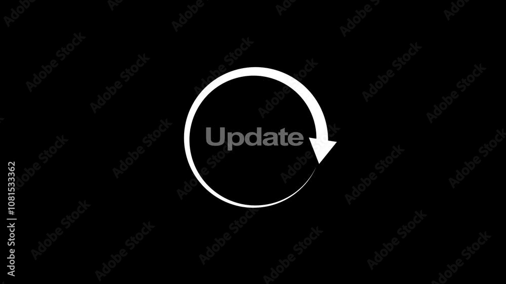 circle rectangle update icon pie chart diagrams modern animation design. circle rectangle update icon pie chart diagrams modern animation design.