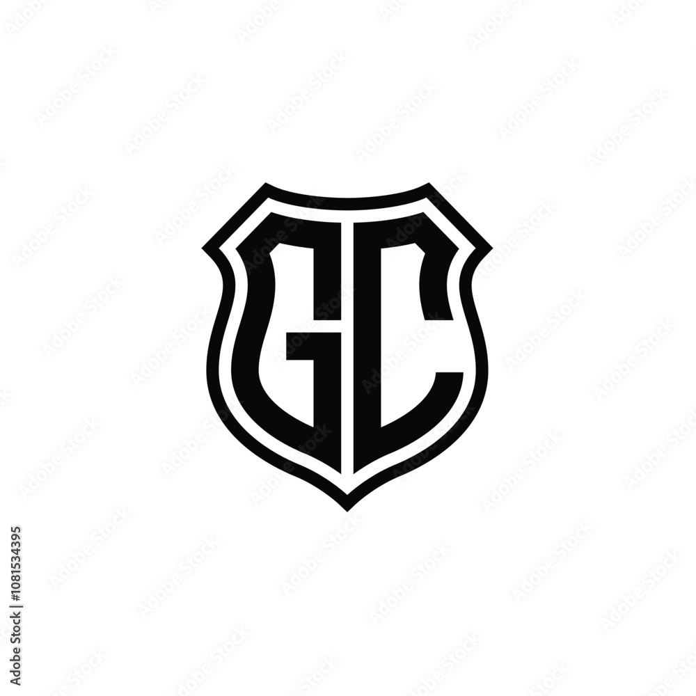 GC monogram logo design letter text name symbol monochrome logotype alphabet character simple logo GC monogram logo design letter text name symbol monochrome logotype alphabet character simple logo