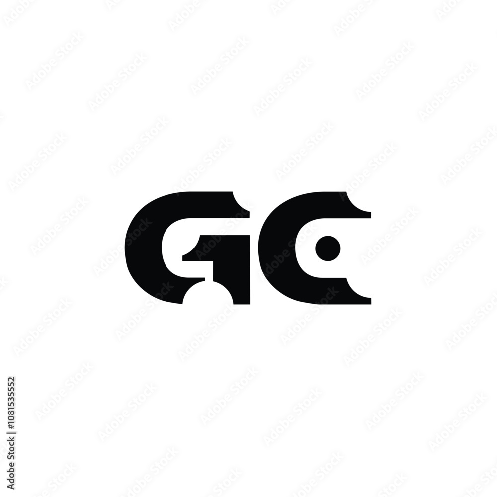 GC monogram logo design letter text name symbol monochrome logotype alphabet character simple logo GC monogram logo design letter text name symbol monochrome logotype alphabet character simple logo