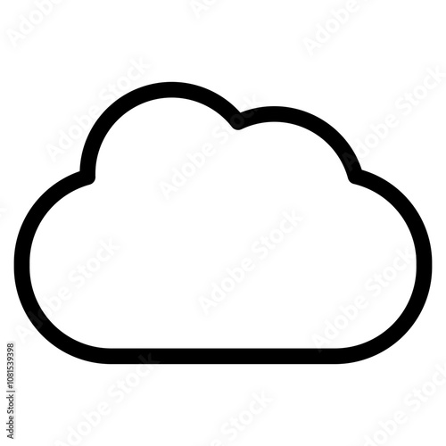 Cloud  Icon Element For Design