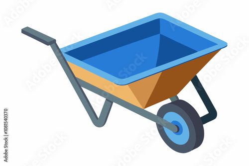 Illustration of wheelbarrow