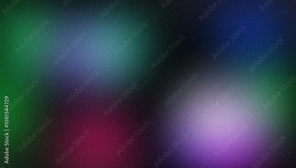 Abstract color spots grainy gradient background. Soft blue magenta green color noisy gradient texture, vibrant color spots, glowing color flow, bright, shine, noise texture backdrop Abstract color spots grainy gradient background. Soft blue magenta green color noisy gradient texture, vibrant color spots, glowing color flow, bright, shine, noise texture backdrop