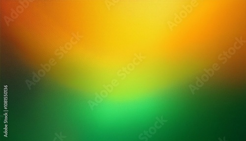 Abstract background, Yellow green and Zaffre gradient background with light leak and grainy texture.