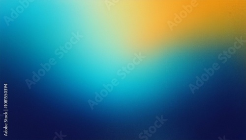 Abstract background, Xanadu and Yale Blue gradient background with light leak and grainy texture.