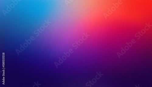 Abstract background, Violet Blue and Violet Red gradient background with light leak and grainy texture.