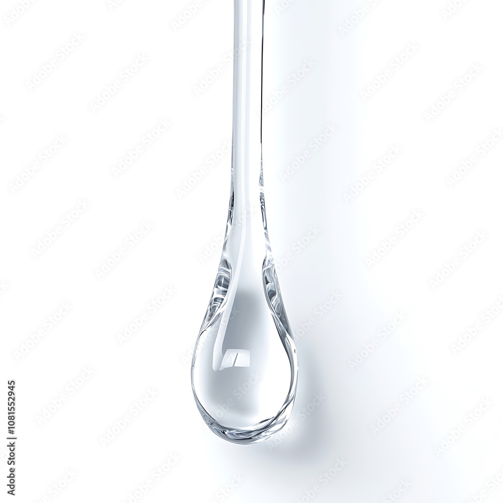 Dropper isolated on white background, close up Dropper isolated on white background, close up