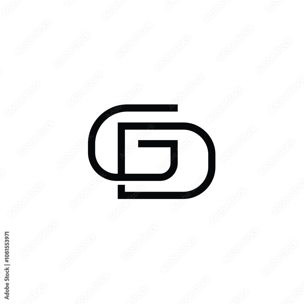 GD monogram logo design letter text name symbol monochrome logotype alphabet character simple logo GD monogram logo design letter text name symbol monochrome logotype alphabet character simple logo