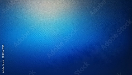 Abstract background, True Blue and Tufts Blue gradient background with light leak and grainy texture.