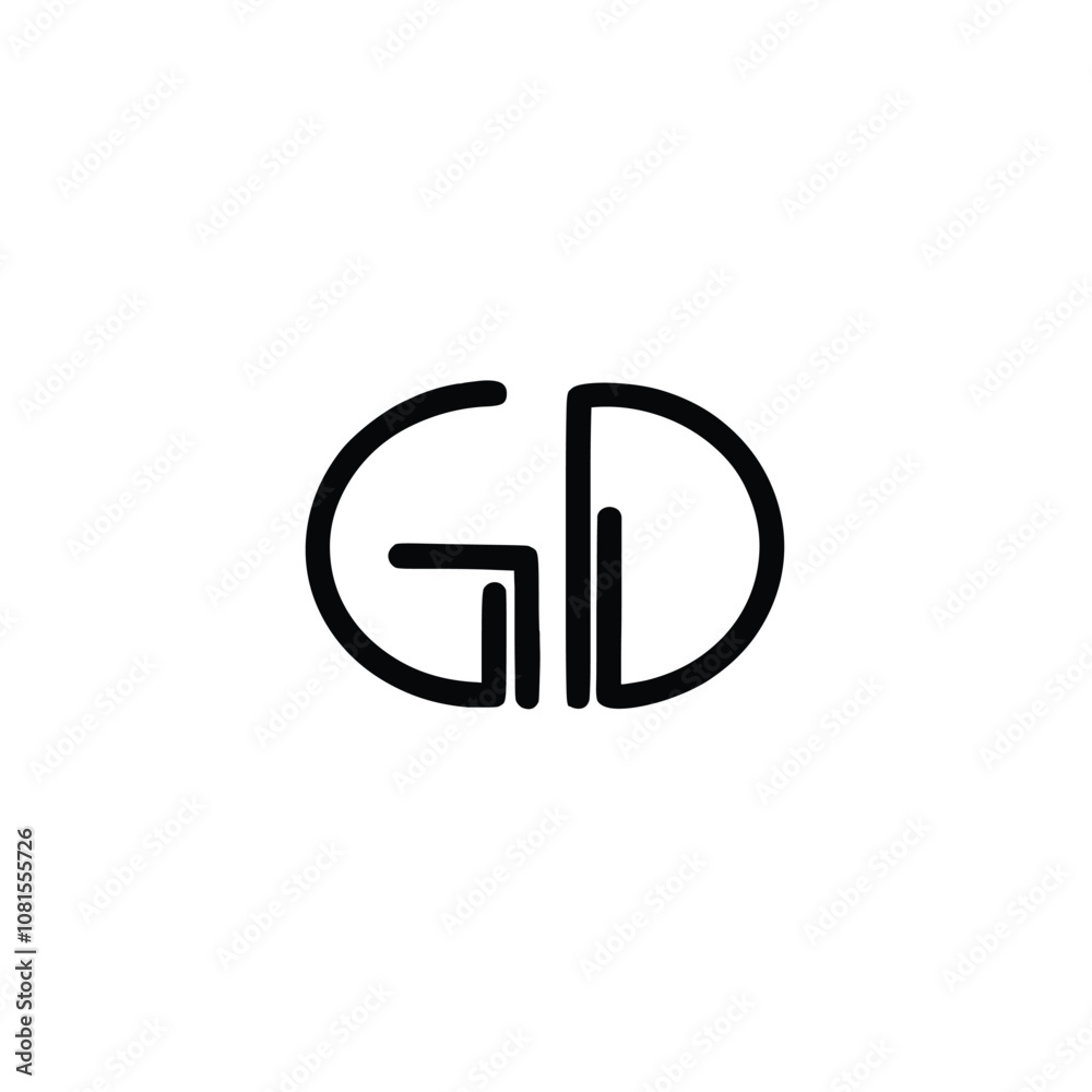 GD monogram logo design letter text name symbol monochrome logotype alphabet character simple logo GD monogram logo design letter text name symbol monochrome logotype alphabet character simple logo