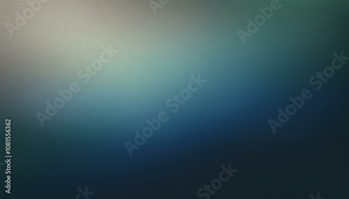 Abstract background, Slate gray and Smalt gradient background with light leak and grainy texture.