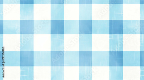 Simple blue and white checkered pattern with a minimalistic style
