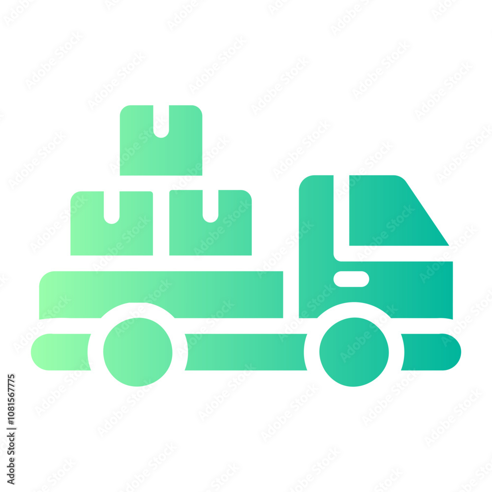delivery truck Gradient icon delivery truck Gradient icon