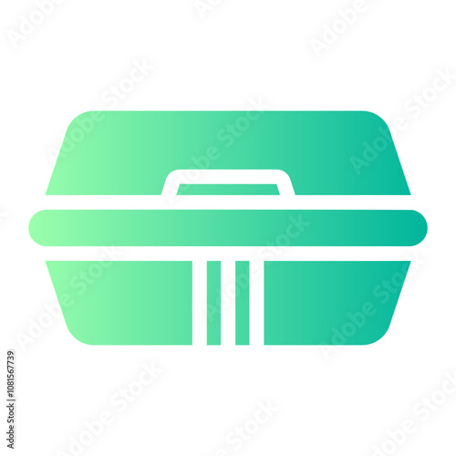 food box Gradient icon
