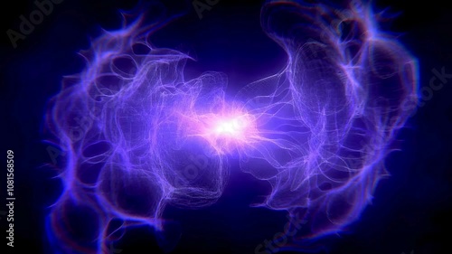 purple smoke explosion on black