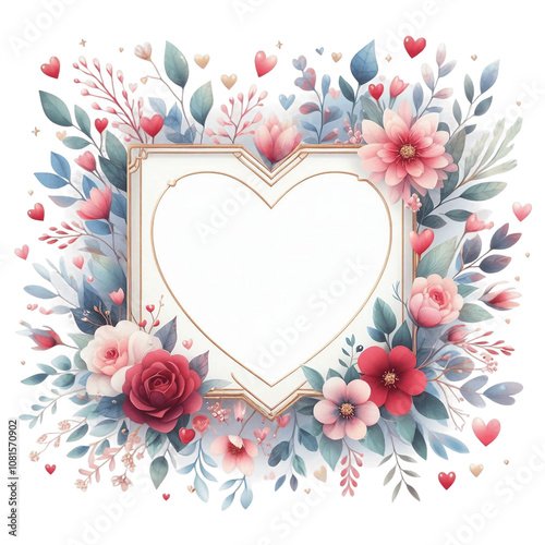 Valentine frame image