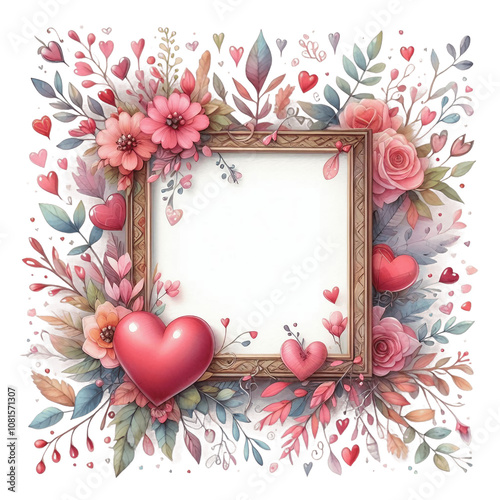 Valentine frame image