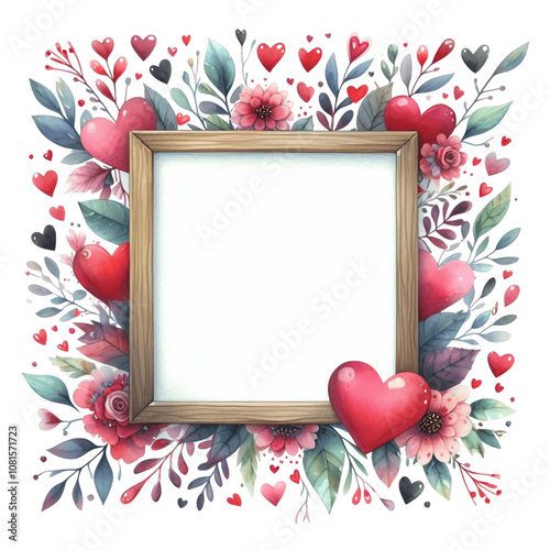 Valentine frame image
