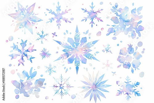 Beautiful snowflakes