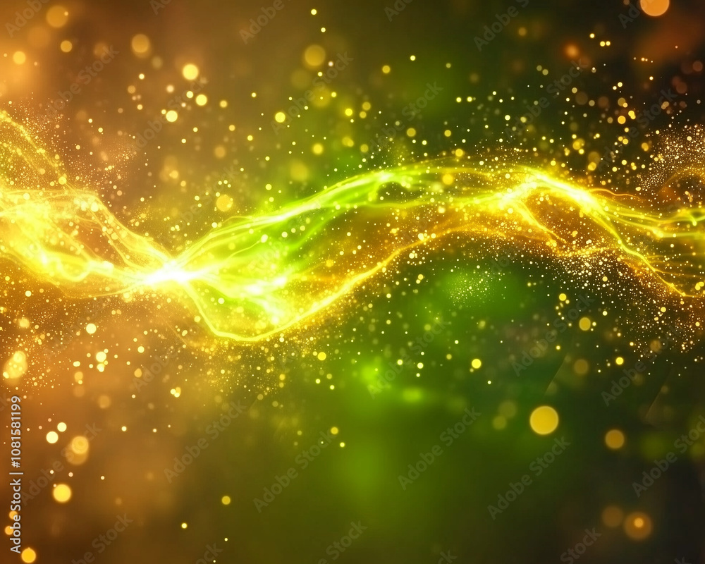 Abstract Lime and Bronze Background with Spark Effect - Dynamic and Powerful Metallic Design Abstract Lime and Bronze Background with Spark Effect - Dynamic and Powerful Metallic Design