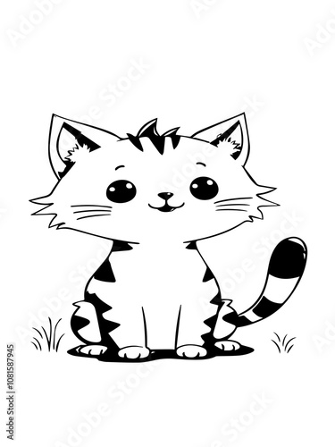 “A Cute Cat with a Transparent Touch”