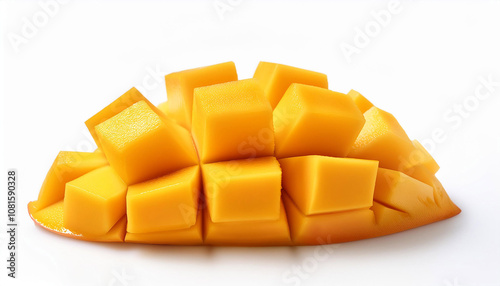 Freshly Cut Mango Slices