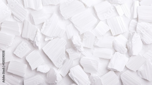 A closeup view of crystalline asbestos chrysotile fibers showcases their natural form and highlights health concerns.