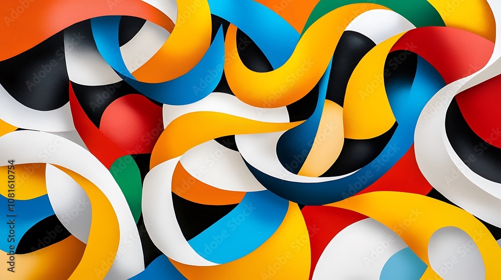 Vibrant Colorful Abstract Art Design Background Vibrant Colorful Abstract Art Design Background