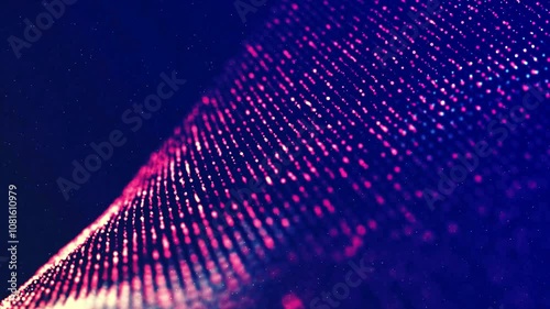 fiber optics background with lots of light spots