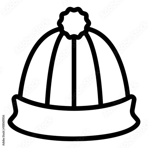 beanie Line Icon