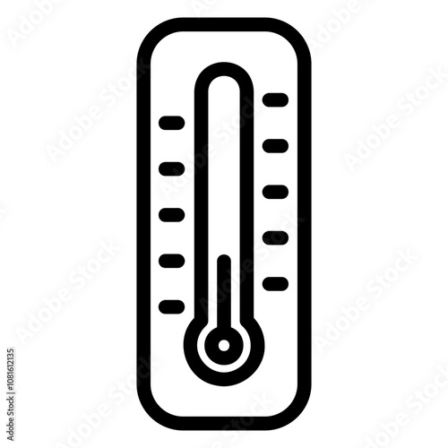 thermometer Line Icon