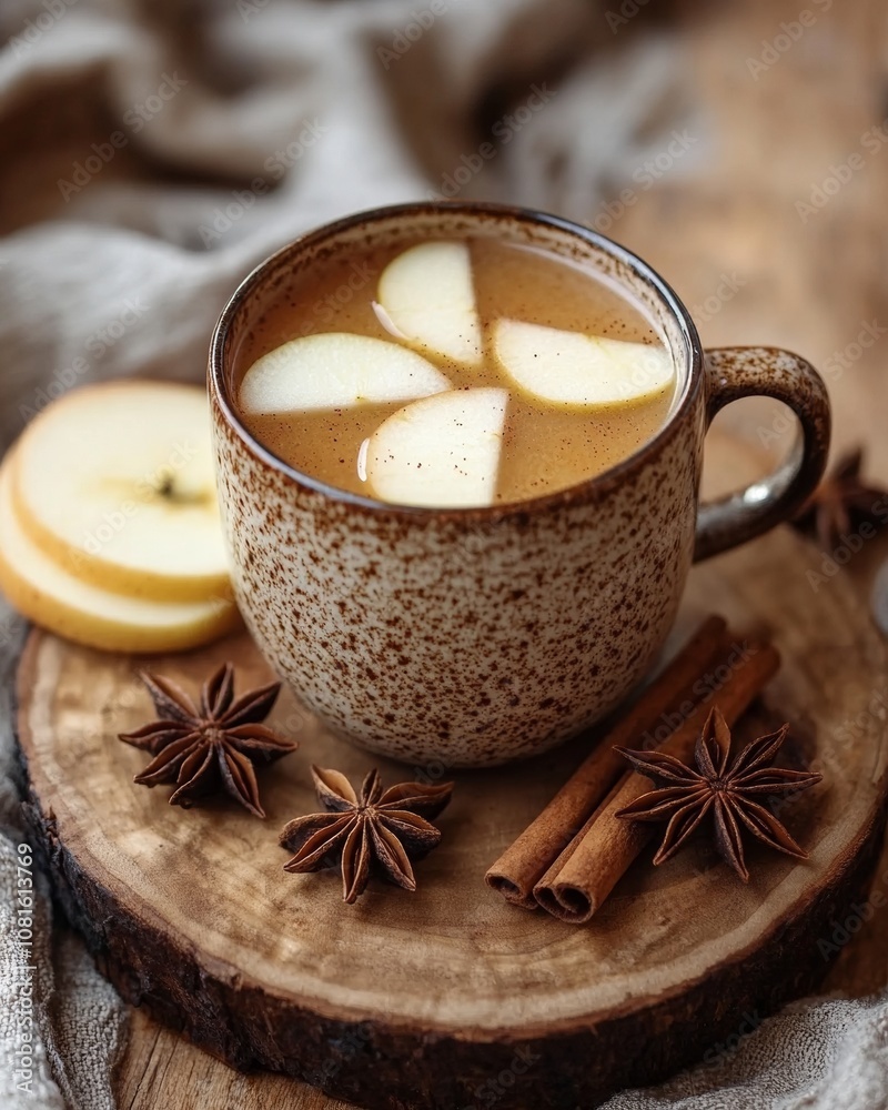 Cozy Autumn Flat Lay with Spiced Apple Cider for Apple Cider Day, Thanksgiving, and Halloween Celebrations Cozy Autumn Flat Lay with Spiced Apple Cider for Apple Cider Day, Thanksgiving, and Halloween Celebrations