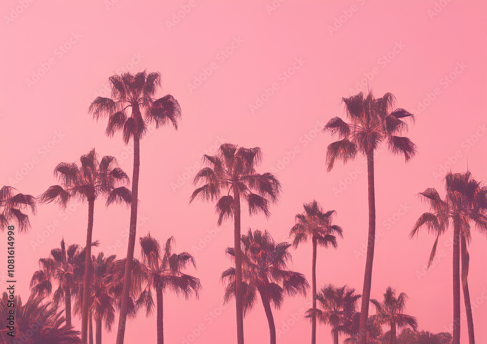 palm trees silhouette palm trees silhouette