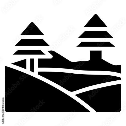 landscape Solid icon