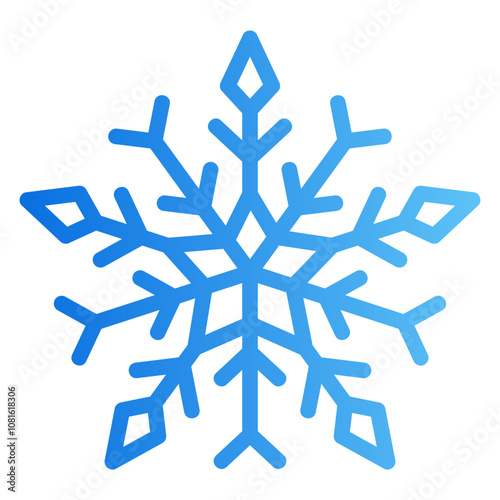 snowflake Gradient icon