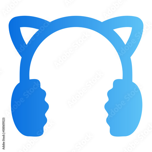 earmuffs Gradient icon