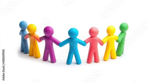 symbolic image of teamwork with interlinked arms representing workplace collaboration