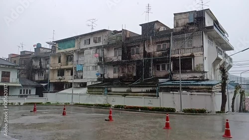 raining in Bangkok, Thailand, 15 November 2024
