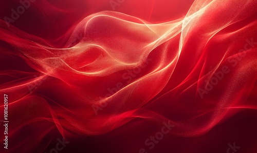 Abstract Red and Gold Wavy Texture