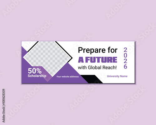 Education & Scholarship Facebook Cover Design